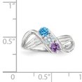thumbnail image 2 of 925 Sterling Silver Family Jewelry Mounting Ring, 2 of 2