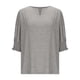 thumbnail image 3 of Heisall Womens Tops V-Neck Bat Sleeve Smocked Colorful Cotton Loose Casual Short Sleeve Tshirts 2025 New Arrival Fashion Blouses, 3 of 5