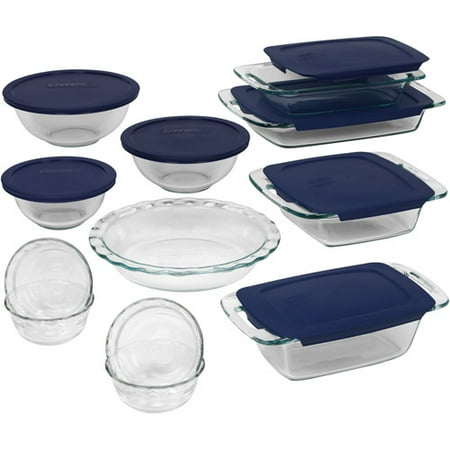 Pyrex 19-Piece Easy Grab Bakeware Set