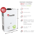 thumbnail image 3 of Calentador Instantáneo de Gas LP GUARDIÁN 4.5 Lts PARA 1 Servicio, 3 of 9
