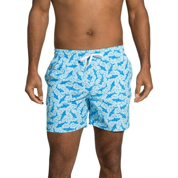 Men's Chubbies 5.5-inch Swim Trunks Color: Light Blue Size: L 5 INCH