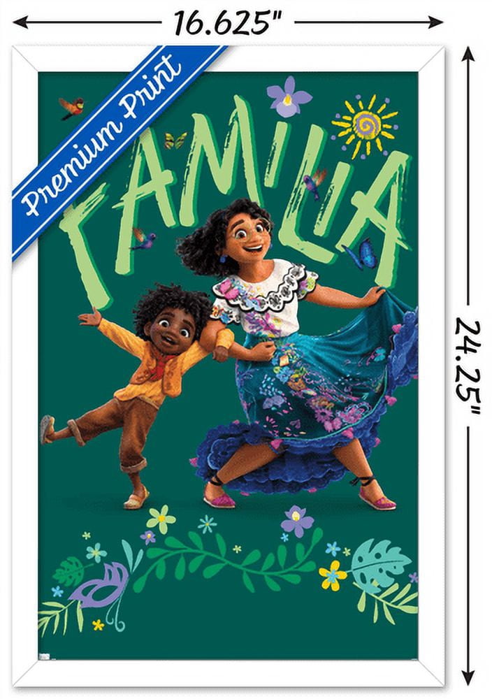 Disney Encanto - Duo Wall Poster, 14.725" x 22.375", Framed