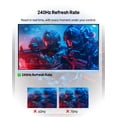 thumbnail image 2 of Pixio PX249 Wave Blue 24 inch 240Hz Refresh Rate FHD 1080p Resolution Fast IPS Panel 1ms GTG Response Time Built-in Speakers Gaming Monitor with Adaptive Sync, 2 of 7
