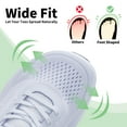 thumbnail image 3 of Artlea Men’s Walking Shoes with Arch Support Orthotic Sneakers for Plantar Fasciitis Athletic Cushioning Men's Running Shoes for Foot Pain Relief, Size 8-13, 3 of 7