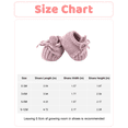 thumbnail image 2 of Baby Booties Knitted Shoes Newborn First Cozy Warm Shoes for Infant Boy Girl Solid Color Winter Shoes 3-6 Months Pink, 2 of 7