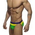 thumbnail image 1 of FcBaudy Men's Low Waist Solid Color High Vent Swimming Trunks Underpants Men Pants, 1 of 5