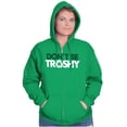 thumbnail image 4 of Don't Litter Earth Day Pro-Recycle Zip Up Hoodie Men's Women's Brisco Brands X, 4 of 6