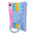 thumbnail image 3 of SKALO Xiaomi Redmi Pad SE Shockproof Armor Popit Silicone Case - Rainbow multicolor, 3 of 5