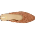 thumbnail image 5 of Sam Edelman Reeta Brown Squared Toe Fringe Detailed Slip On Classic Flats Shoes (Brown, 5), 5 of 6