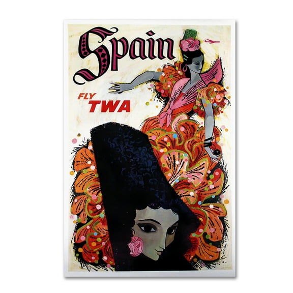 Trademark Fine Art People Canvas Art ' Travel 5 ' by Vintage Lavoie