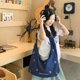 thumbnail image 3 of Mujeres Simple Crossbody Bag Bags Bolsa de cables de lona de gran capacidad (azul oscuro), 3 of 9
