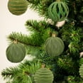 thumbnail image 4 of Ball Ornaments Set, Christmas Decorations 12 Piece Flocked Christmas Balls Christmas Decoration SetMultiple Styles Of Christmas Tree Decorations Can Also Be Used For Other Party, 4 of 6