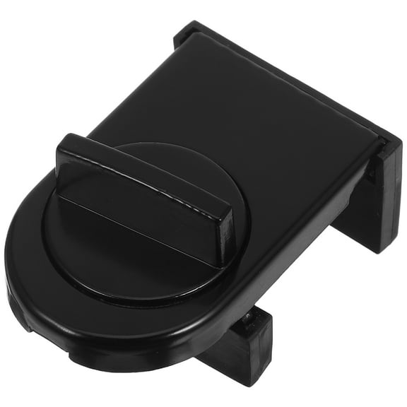 TINKSKY Sliding Window Locks 1Pcs Black Aluminium Alloy Sliding Window Lock Set Prevent