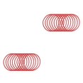 thumbnail image 1 of Sidaley Paquete de 10 pulseras de silicona Decoraciones de moda Accesorios de juego de rol Dijes luminosos Jelly Dance Fiestas temáticas Type8 NO8, 1 of 6