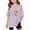 Purple, variant on Miaoju Girls Shirts Size 10-12 Crew Neck Graphic T-Shirts Short Sleeve T Shirt Top Soft Back To School Shirt Summer Clothes for Girls
