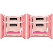 4 Pack - Neutrogena Oil-Free Cleansing Wipes for Acne Prone Skin, Pink Grapefruit 25 ea