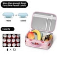 thumbnail image 5 of Strawberry Fruit Men Lunch Box for School Reusable Food Carry Bag for Women Men Meal Containers with Exterior & Interior Pockets Collection, 5 of 6