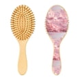 thumbnail image 2 of YAZAOO Soft Hair Brush Hair Comb Detangler Sea Of Flowers Printing Smoothing Hair Care Beauty Gift, 2 of 7