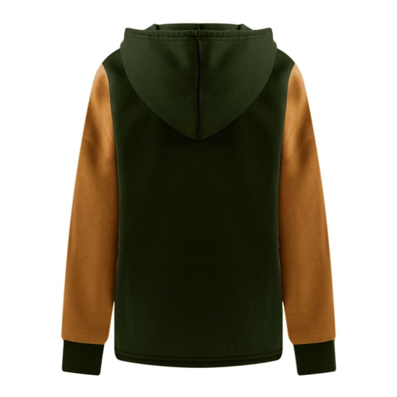 Vedolay Women's Fashion Hoodies Womens Oversized Sweatshirts Crew Neck Long Sleeve Pullovers Sweatshirt Casual Fall Clothes,Army Green XL