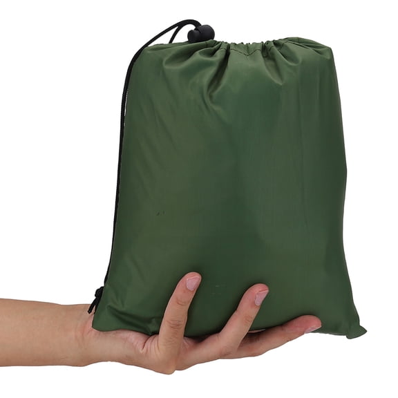 Waterproof Backpacking Tent Tarp Shelter Lightweight Camping Rain Fly Cover with Pegs and Ropes Green 118 x 114 inches / 300 x 290 cm