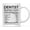 Dentist, variant on CTDream Funny 11oz. Ceramic Coffee Tea Mug Thank You Gift, Zoologist Nutritional Facts, 1-Pack, Novelty Gag Birthday Christmas Gift Ideas Coworker
