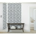 thumbnail image 5 of Ambesonne Abstract Pattern Peel & Stick Wallpaper for Home, Monochrome Peony, 13"x100", Dark Grey Black Off White, 5 of 5