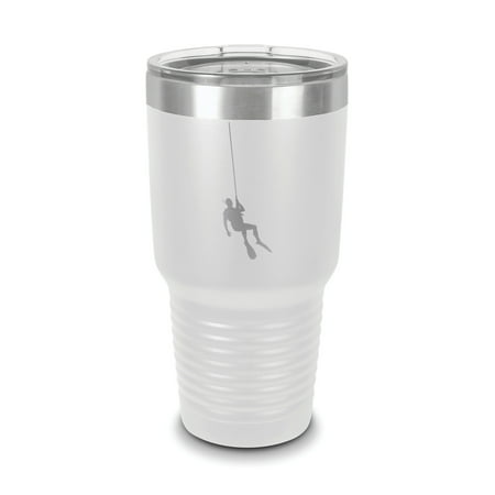 

Rescue Swimmer Tumbler 30 oz - Laser Engraved w/ Clear Lid - Polar Camel - Stainless Steel - Vacuum Insulated - Double Walled - Travel Mug - sar search and rescue pararescue