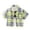 11Light Yellow79, variant on XAOFW Children's Button Down Shirts Fashion Summer Shirts With Collared Front Checkered Short Sleeves And Button Fastening.For Daily Wear Trendy Top 3-4 Years
