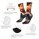 thumbnail image 4 of Balery Colorful Leaf Chihuahua Calcetas Largas con Estampado para Hombre y Mujer – Suaves y Transpirables, Talla Única (US 5-11), 4 of 6