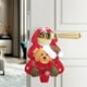 thumbnail image 4 of Juego de Adornos Navideños Colgantes, Adornos de Papá Noel, Muñeco de Nieve y Reno, de Tela, Diseño Suave y Ligero, Decoración Navideña para Puerta, Pared y Árbol, Versátil para Uso En Interiores y E, 4 of 6