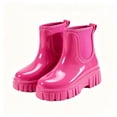 thumbnail image 6 of Miqool Womens Rain Boots, Waterproof Platform Rubber Chelsea Rainboots, Comfortable Short Ankle Garden Boots for Outdoor Work, 6 of 7