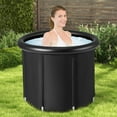 thumbnail image 2 of Costway Portable Ice Bath Tub Multiple Layered Foldable Freestanding Bath Tub Black, 2 of 10