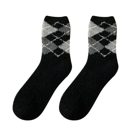 

Zlekejiko Women Coral Socks Thick Warm Sleep Socks Home Floor Socks