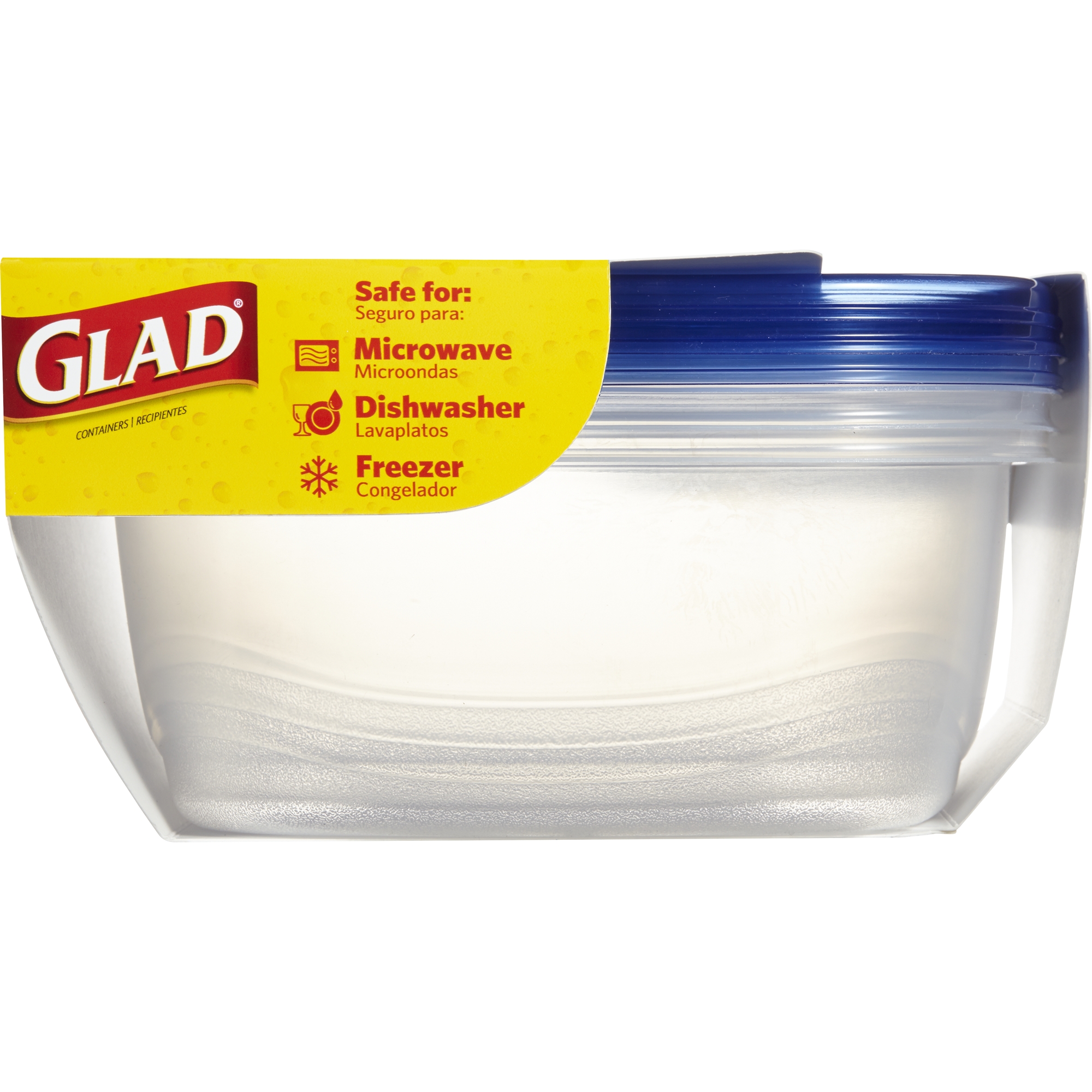 Glad Reusable Food Storage Containers Family Size 104 Ounce 3 Count BPA