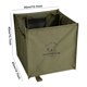 thumbnail image 3 of Picnic Lona Plegable Con Asa Bote Basura Portátil para Exteriores (oscuro) Verde, 3 of 3