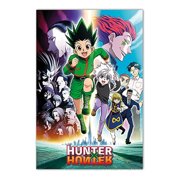 Póster decorativo de pared con dibujos animados de Hunters Hunters, 30 x 40 cm