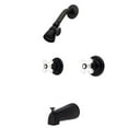thumbnail image 1 of Kingston Brass KB245PX Two Handle Tub & Shower Faucet, 1 of 2