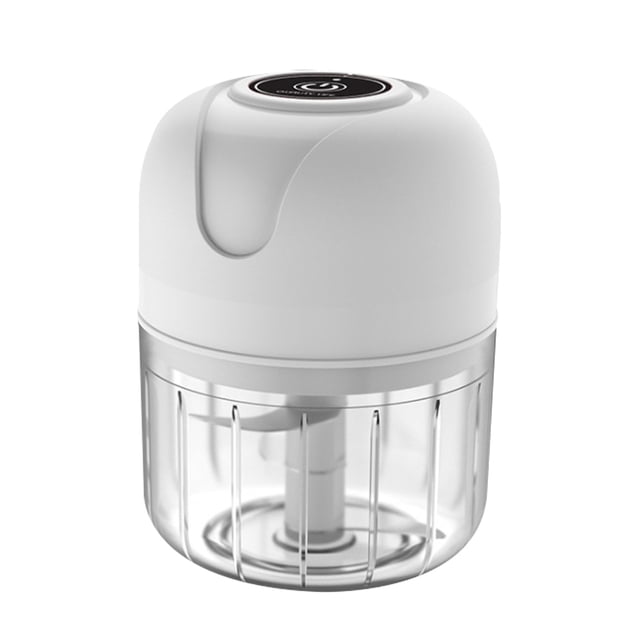 Mini picadora eléctrica de ajo, mini picadora de alimentos, picadora de ajo eléctrica portátil con carga USB para cebolla, zanahoria, carne, comida para bebés, verduras