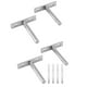 thumbnail image 4 of 4x Soporte de Estante Soportes de Estante de Pared en Forma Accesorios Soporte de Estante para Comedor Resistente, 4 of 8