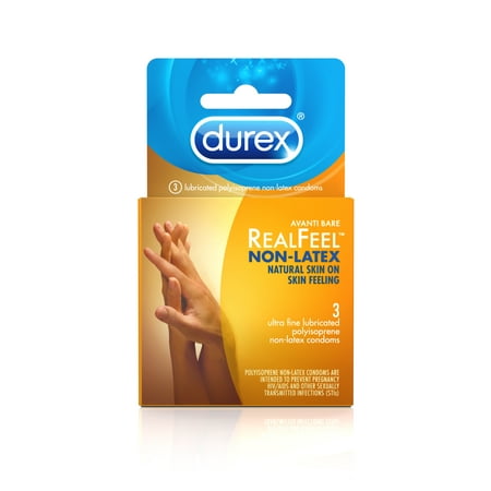 (2 Pack) Durex Avanti Bare Real Feel Lubricated Non Latex Condoms - 3