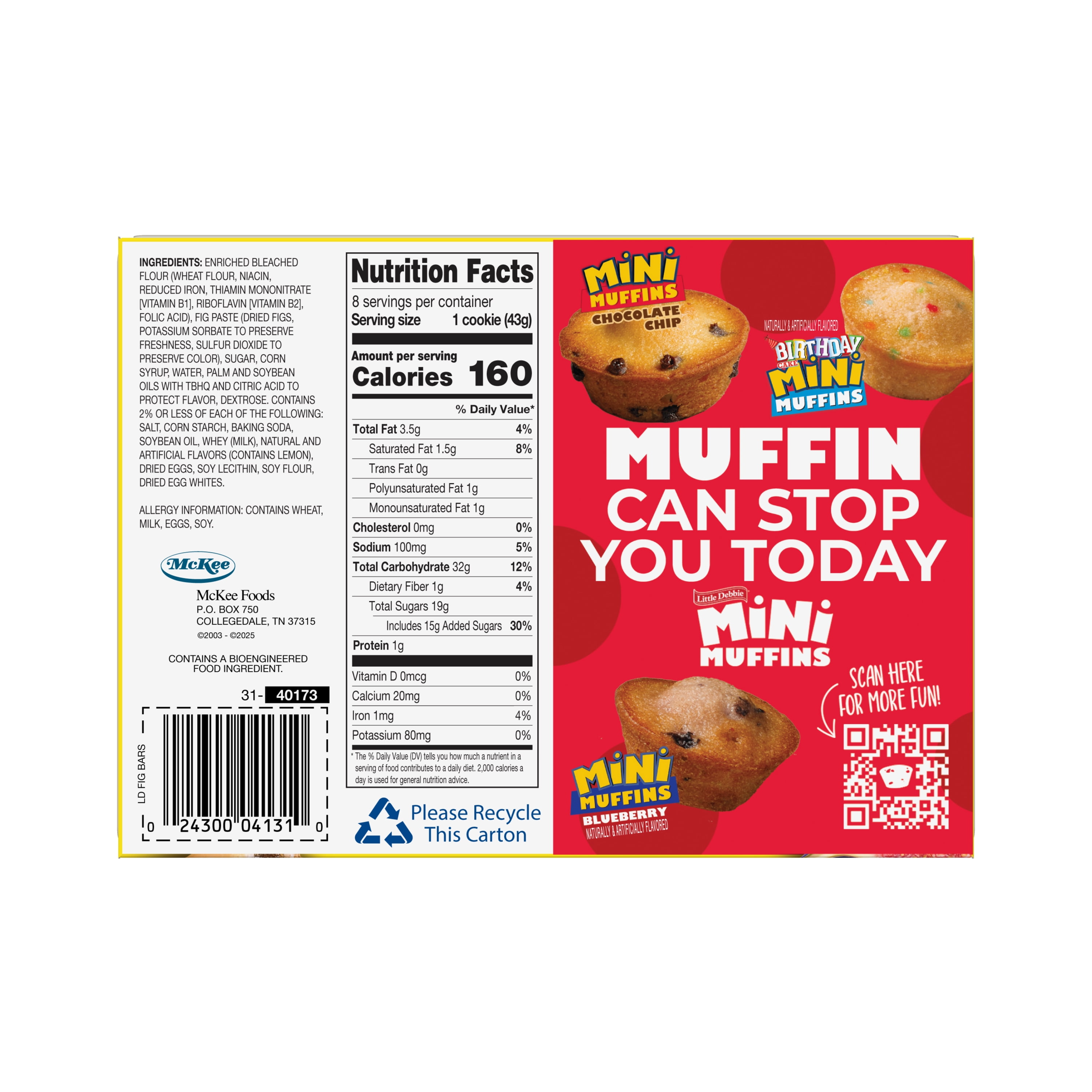 Little Debbie Fig Bars, 12.11 oz