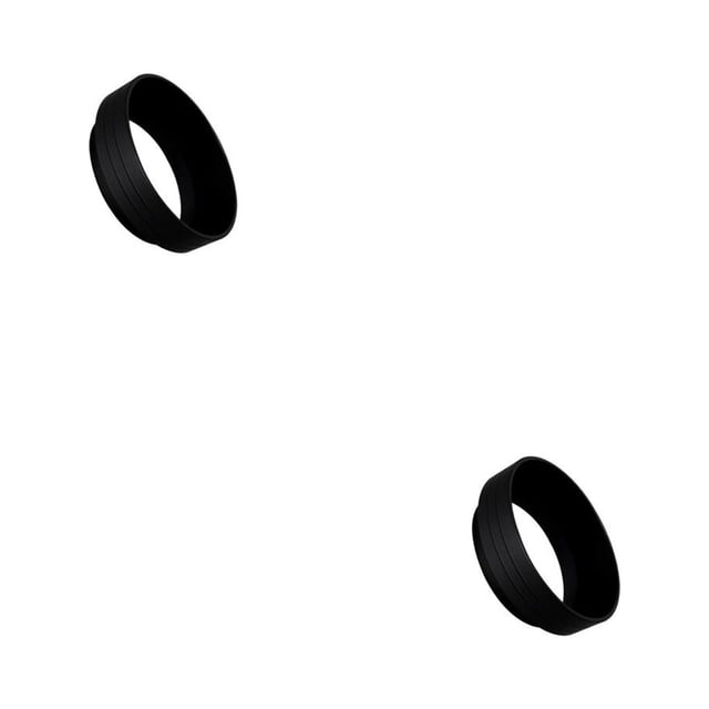 Anillo de dosificación de polvo de café Naiovety anillos fijos de Aleación de aluminio profesional sabotaje Negro/51 mm 2piezas