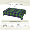 thumbnail image 6 of Rectangle Table Cloth, Scottish Clan Dalrymple Tartan Plaid Resistant Washable Tablecloth Decorative Table Cover for Dining, Indoor and Outdoor, 6 of 6
