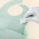 thumbnail image 4 of Baby Bib Silicone 2Set Soft Adjustable Feeding Bibs for Toddlers with Food Catcher for Clean and Organized Mealtime, 4 of 5