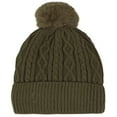 thumbnail image 3 of Women Pom Pom Beanies Hat, Winter Hats for Women Cold Weather Warm Knit., 3 of 3