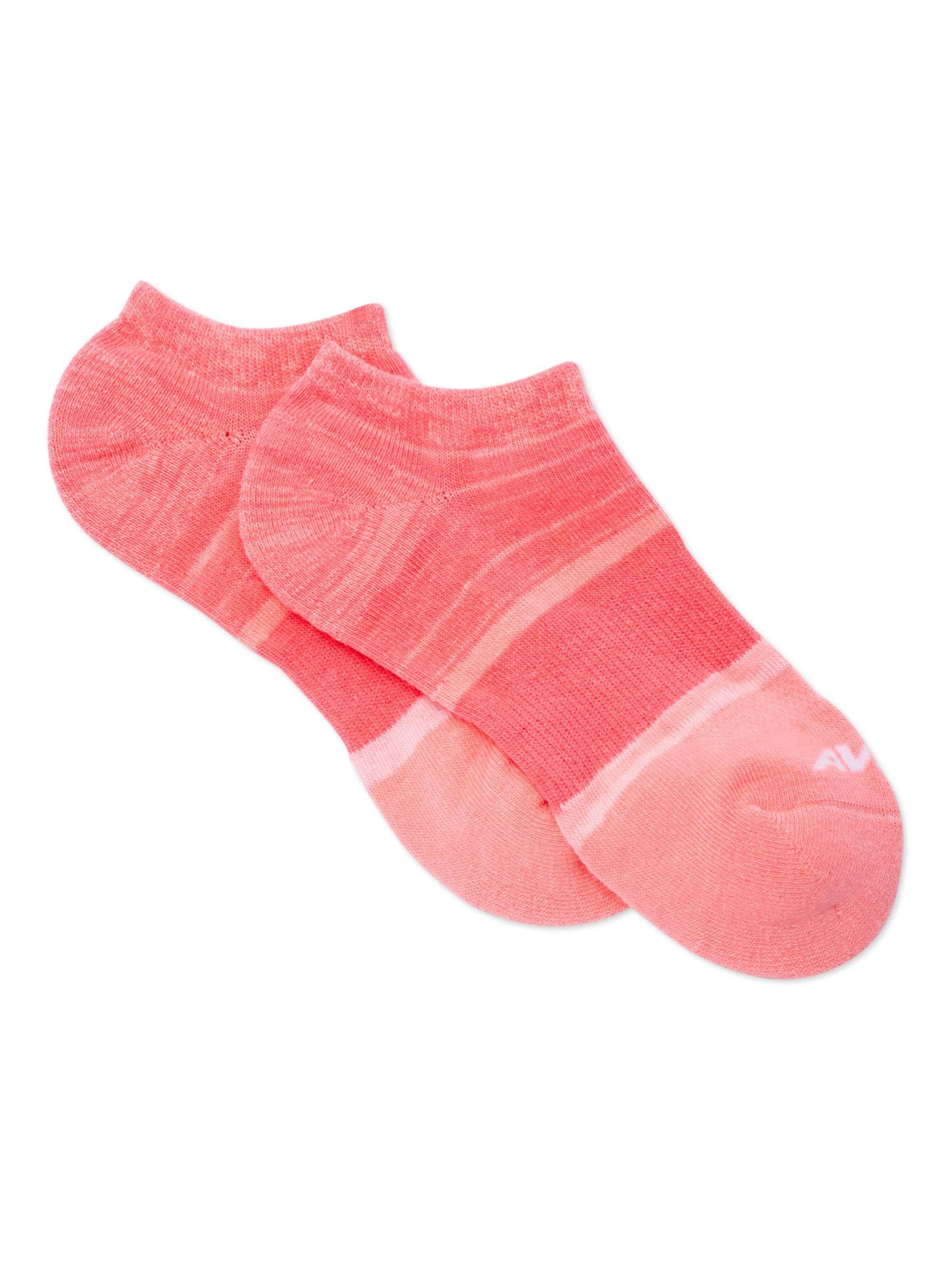 Avia Women's Extended Size Lightweight Wool No Show Sock, 1 Pair