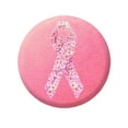 thumbnail image 1 of Dsscvnef Cancer Awareness Ribbon Brooch Pinback Badge Round Button Pins Lapel Decorations for Support Theme Supplies 10PCS, 1 of 3