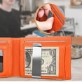 thumbnail image 6 of SYMMEXA Men's wallet RFID anti-theft carbon fiber dollar clip wallet card holder, 6 of 7