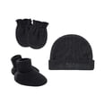 thumbnail image 4 of SUXIAN Soft Baby Hat with Scratch Mittens and Booties Delicate Skin Gentle Stretch Fit Winter Hats for Kids, 4 of 4