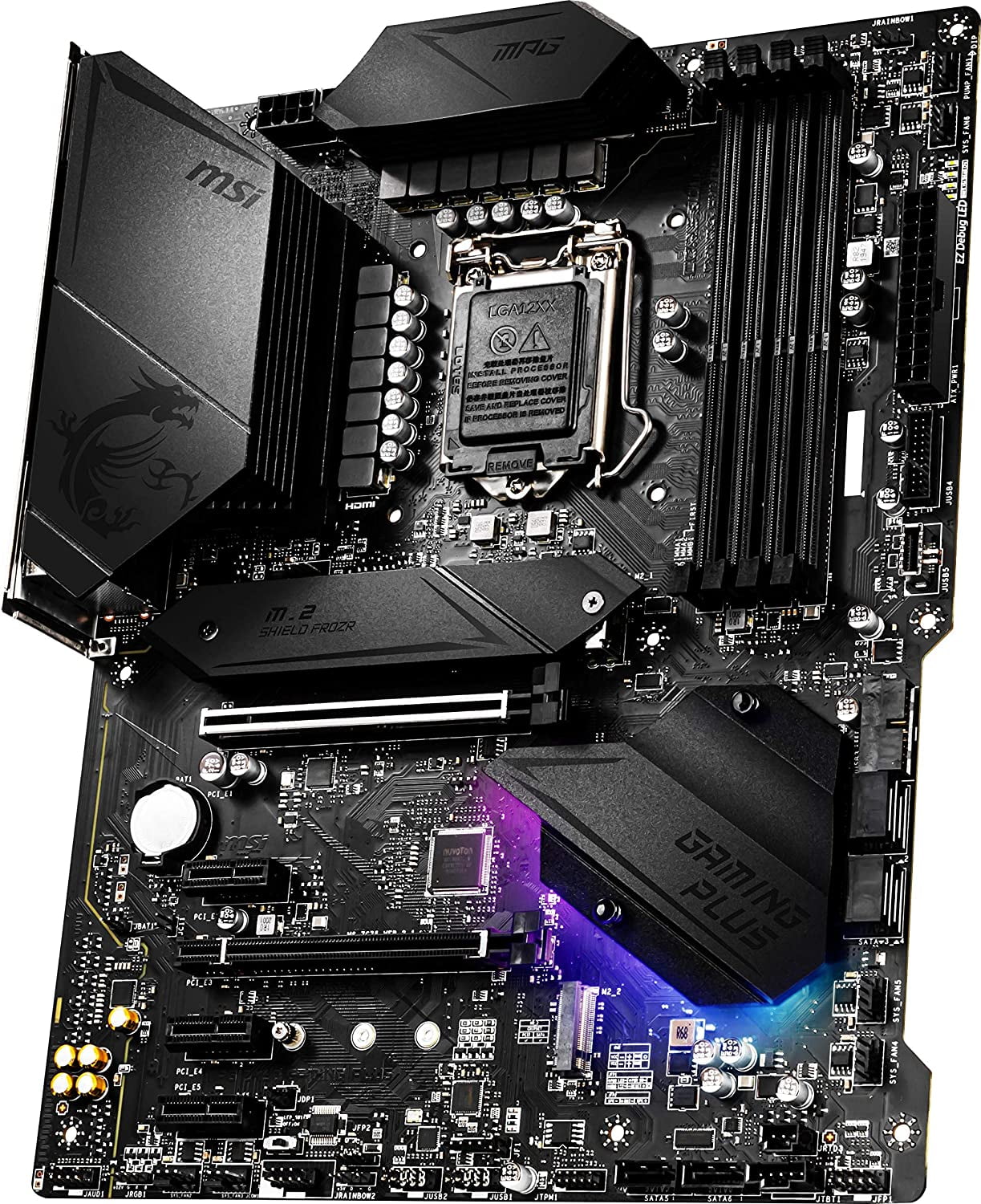 マザーボード MSI MAG Z490 GAMING PLUS ATX LGA1200 MSI MPG Z490 GAMING PLUS LGA 1200 Intel Z490 SATA 6Gb/s ATX Intel